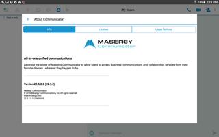 Masergy Communicator Tablet imagem de tela 1