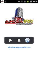 Apson radio FM plakat