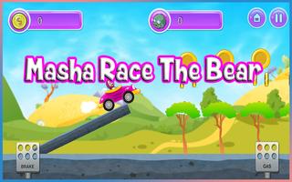 Masha Race The Bear: Mountain Hill Climb تصوير الشاشة 1