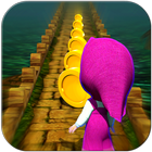 Masha Jump and the Bear Run Game icon