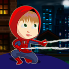 Masha Spider Hero Kids أيقونة