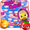 Match 3 games of masha fruits & gems clash puzzle