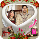 Wedding Photos On Cake - Anniversary Photo Frames APK