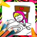 Mash and the bear Coloring Book APK