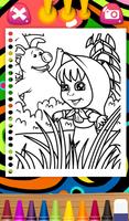 Mash and the bear Coloring Book screenshot 3