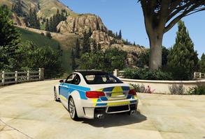 Police Car Car Game Affiche