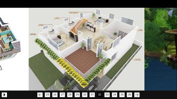 Modèle 3D Accueil capture d'écran 3