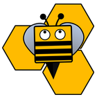 Flying bee icon