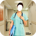 Hospital Staff Uniforms Photo Montage simgesi