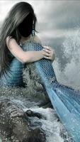 Popular Mermaid Selfie Photo Montage Affiche