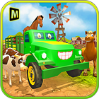 Transport Truck Driver: Farm Animals icône