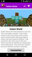 Golem Mod For MCPE* capture d'écran 2