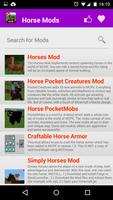 Horse Mod For MCPE* syot layar 1