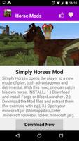 Horse Mod For MCPE* স্ক্রিনশট 3