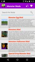 Monster Mod For MCPE* ảnh chụp màn hình 1