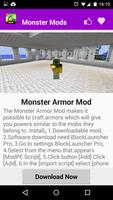 Monster Mod For MCPE* скриншот 3