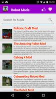 Robot Mod For MCPE* capture d'écran 1