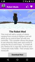 Robot Mod Para MCPE * captura de pantalla 3