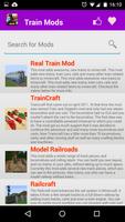 Train Mod For MCPE* ภาพหน้าจอ 1