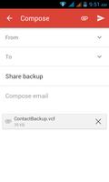 Contact Backup Screenshot 1