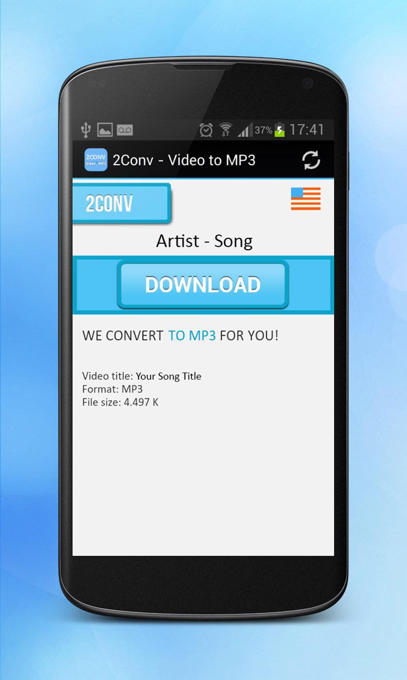 2Conv - MP3 Tube für Android - APK herunterladen