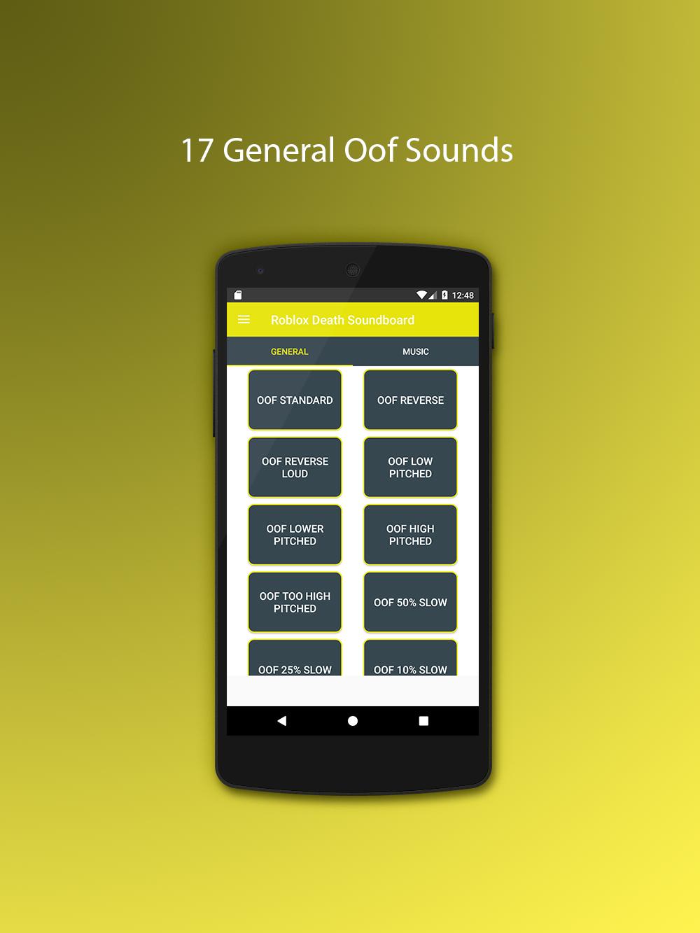 Oof Roblox Death Soundboard For Android Apk Download - roblox oof sound for 10 hours