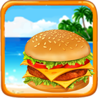 Beach Burger Restaurant-icoon
