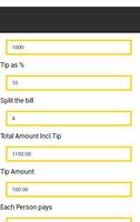 برنامه‌نما Tip Calculator Pro عکس از صفحه