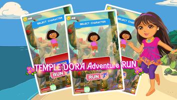 Temple Dora Adventure Run plakat