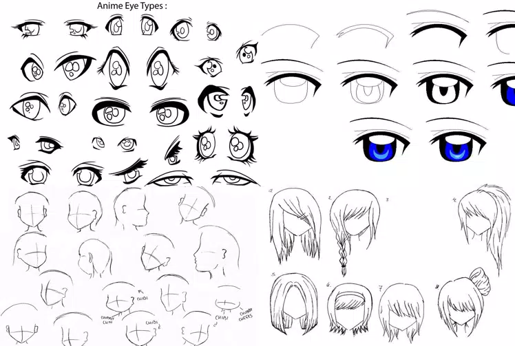 How to Draw Anime Eyes – Master 3 Eye Expressions