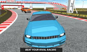 High Speed Muscle Car Race 3D скриншот 3