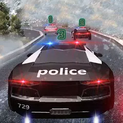 Polizei Auto Off-Road Racing