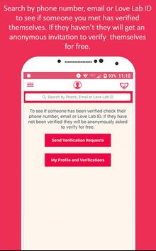 Love Lab® - Verify Your Dates 截图 4