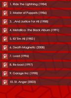 Top 10 Metallica Albums 스크린샷 1