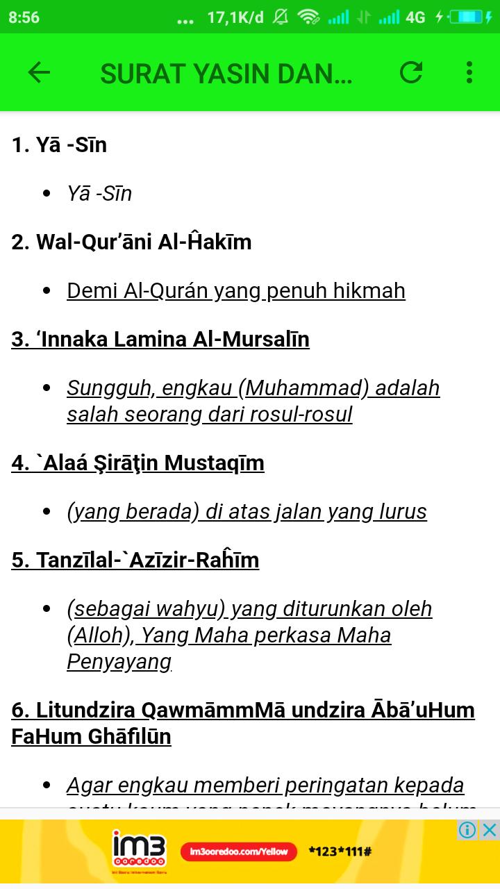 Bacaan Surat Yasin Dan Artinya Mp3 For Android Apk Download