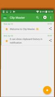 Clip Master Clipboard Manager 4 Android P Launcher captura de pantalla 1