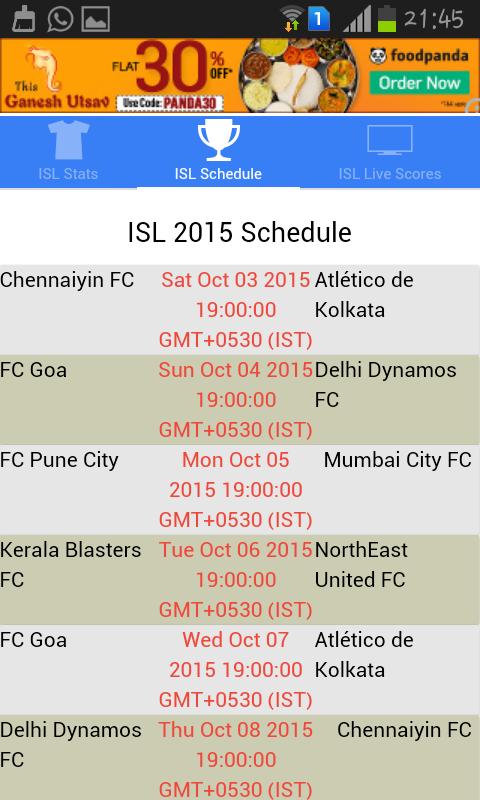 Isl Live Scores Schedule Stats For Android Apk Download