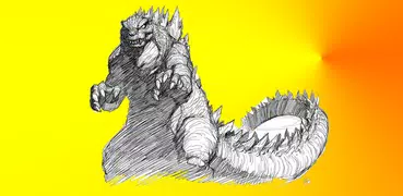 How To Draw Godzilla