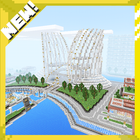 Futuristic City Minecraft map icône