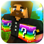 Lucky Block Challenge Map for MCPE (Minecraft PE)