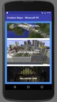 Creation Maps for minecraft Affiche