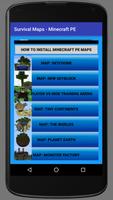 Survival Maps Minecraft PE poster