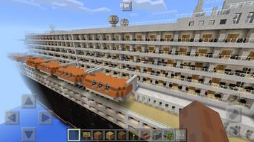 Queen Mary Ship Minecraft map capture d'écran 3