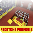 Map Redstone Friends 2 For PE icône