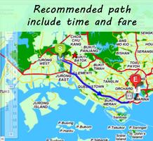 Singapore MRT Map syot layar 1