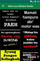 Gambar Kata Bahasa Sunda lucu poster