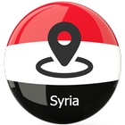 Map of Syria-icoon