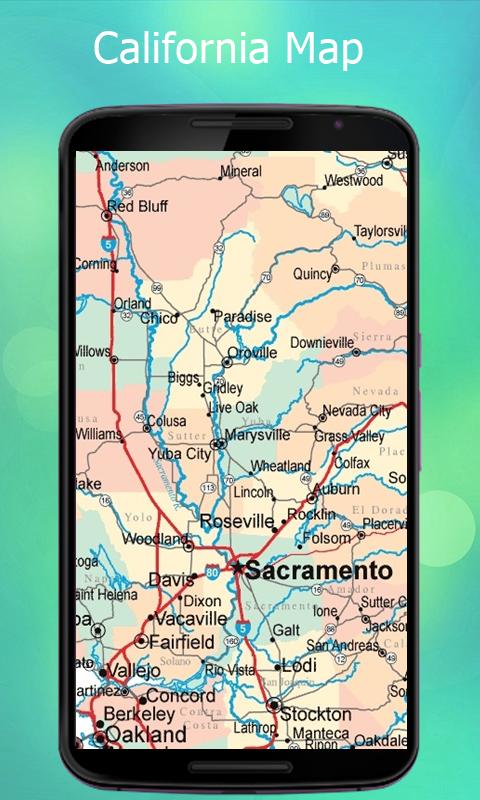 Android 用の カリフォルニア州地図 Apk をダウンロード