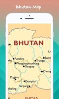 Bhutan Map capture d'écran 1