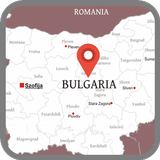 Map of Bulgaria icône